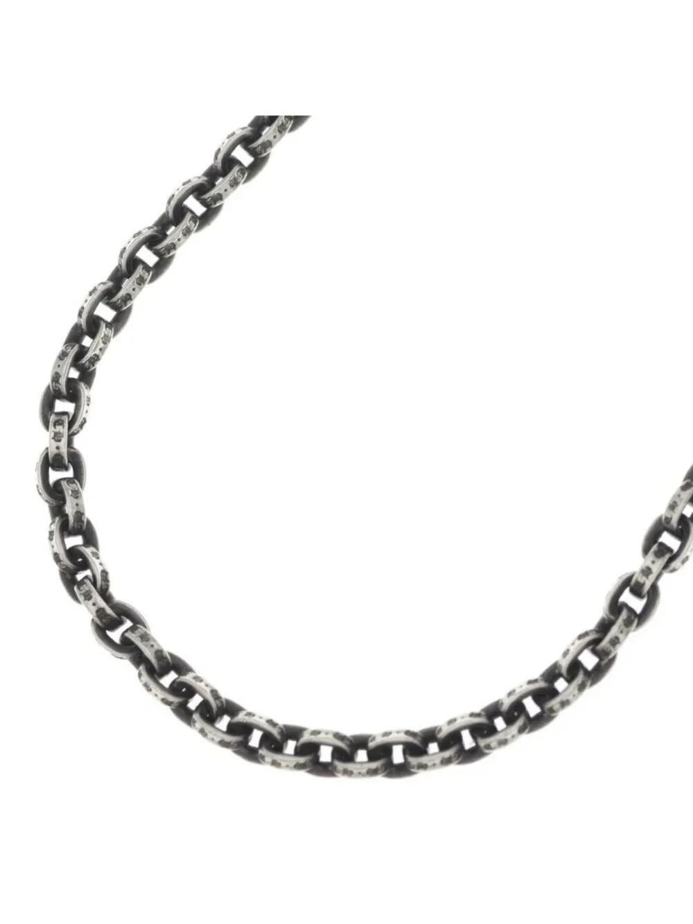 Chrome Hearts Paper Chain 20 Necklace Silver